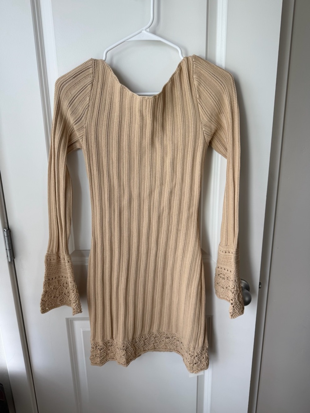 Significant Other mini dress with Crochet Hem